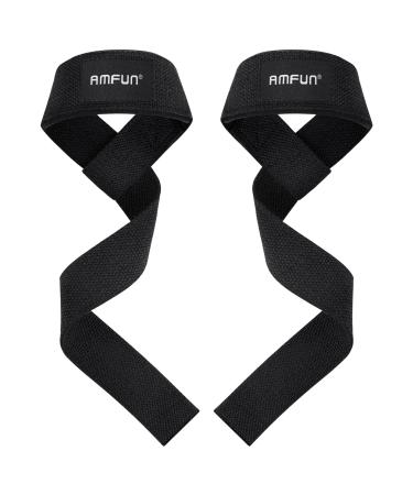 Amfun train aids for strength training and bodybuilding train aid strength training lifting straps (padded) Kreuzlieben Gurte professional lifting straps for fitness powerlifting for women and men - Buy Online on GoSupps.com