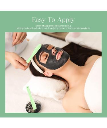 5-Piece Cosmetic Mask Mixing Spoon Set - Spatulas & Brushes for Facial Creams | DIY Makeup Tools for Women & Girls - Blue - Buy Online on GoSupps.com