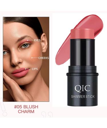 Ho Blush Stick Cream Blush Makeup Wand - Long-Wearing Natural-Looking Cheeks Tint - Bright Peach Blusher Stick - Daily Wear 3D Wonder Stick 05 Pink Red - Buy Online on GoSupps.com