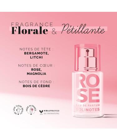 SOLINOTES Rose Perfume for Women - Eau De Parfum | Delicate Floral and Soothing Scent - Made in France - Vegan - 0.5 fl.oz - Buy Online on GoSupps.com