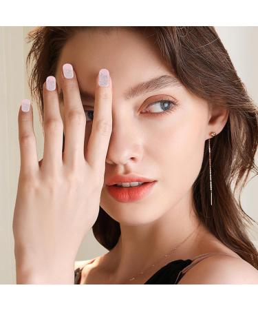Semi-Cured Nail Wraps Natural Gloss Gel Nail Strips | Adhesive Nail Polish Strips Fingernail Manicure Stickers Salon-Quality Finish Easy Application - Buy Online on GoSupps.com