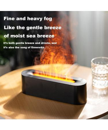 Flame Oil Diffusers - Noiseless Colorful & Waterless Flame Diffuser for Bedroom & Desk - Automatic Shut Down Cool Mist Humidifier - Buy Online on GoSupps.com