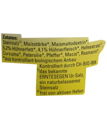 Buy Erntesegen Organic Chicken Broth 90g - Premium Seasoning Sauce for Delicious Meals - Buy Online on GoSupps.com