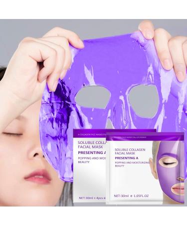 Trendyfave Collagen Face Mask Collagen Mask With Hydrolyzed Collagen Soluble Collagen Facial Mask Collagen Hydrating Face Mask Overnight Face Masks Beauty Korean Sheet Mask Face Care 4pc - Buy Online on GoSupps.com