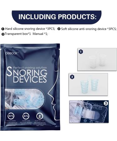 OBBOCK Snore Stopper - Anti Snoring Clip for Men and Women - Medium Size - Buy Online on GoSupps.com