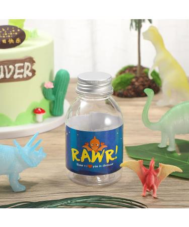 Dinosaur Baby Shower Water Bottle Labels - 39 Cute Waterproof Stickers for Party Decoration - Buy Online on GoSupps.com