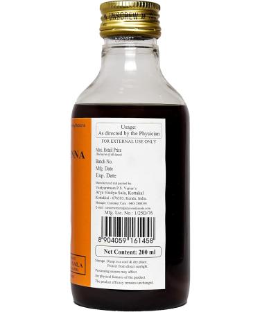  Kottakkal ayurveda Kottakkal Ayurveda Murivenna 200 ml enriched with natural ingredients (pack of 1) - Buy Online on GoSupps.com