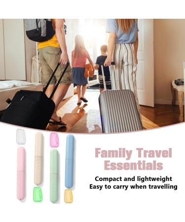 Terjbg 8-Piece Travel Toothbrush Case Set | Portable Toothbrush Covers & Etui - Perfect for Home & Travel - Buy Online on GoSupps.com