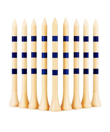 CHAMPKEY Premium Bamboo Golf Tees Pack of 120 (2-3/4" & 3-1/4" Available) | Friendly Biodegradable Material More Durable and Stable 3-1/4" Wooden Tees