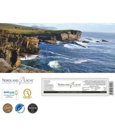 Nordland-Lachs 6 Glasses Gourmet Sahne-Merberettich | Perfect for Smoked Salmon Seafood & Grilled Dishes | Scandinavian Flavor Delights - Buy Online on GoSupps.com