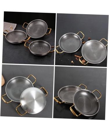 Alipis 26c Stainless Steel Cooking Pot Crayfish Camping Wok Induction Cooker maifan Wok Omelet pan Non Stick pan Amphora Saucepan Spanish Paella pan Stainless Steel Honeycomb 39x26cm As Shown - Buy Online on GoSupps.com