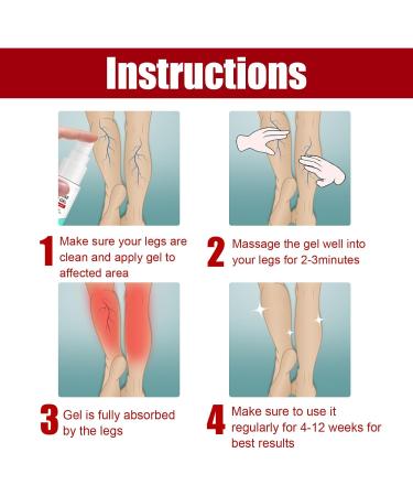 Cr me anti-varices anti-varices anti-varicosit s soin doux des jambes pour une bonne sensation dans les jambes pommade de soin des jambes am liorant la circulation sanguine pour les jambes - Buy Online on GoSupps.com