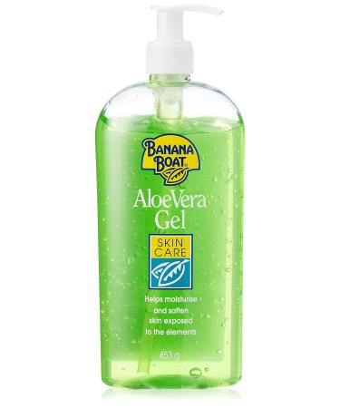 Banana Boat Aloe Vera Skin Care Gel 400 ml Large Pump Bottle 453 g (Pack of 1)