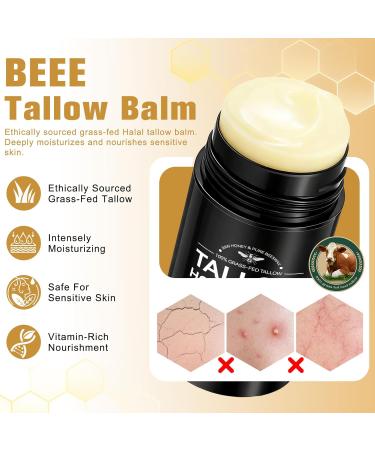 ITSDAWN Beef Tallow for Skin Tallow Honey Stick Whipped Tallow and Honey Balm for Body and Face 2.6Oz/75g - Buy Online on GoSupps.com