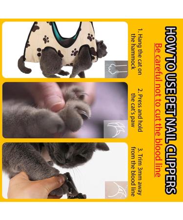 Shop BDSHUNBF Pet Hammock for Dogs & Cats - Ultimate Care Set for Grooming Bathing & Nail Clipping - Buy Online on GoSupps.com