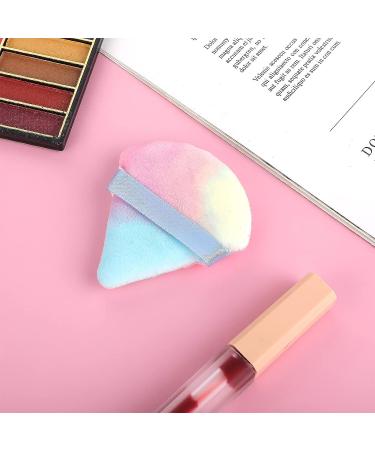 Molain Velvet Triangle Powder Puff Set - 2 Pack Makeup Sponges for Foundation & Body Powder - 6 Colorful Options - Buy Online on GoSupps.com