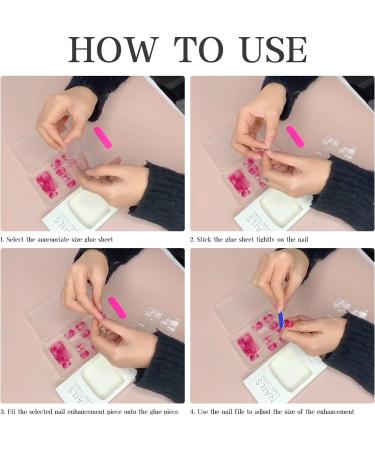 24pcs Short Square False Nails French Tip Stick on Nails Purple Flower Press on Nails Removable Glue-on Nails Full Cover Acrylic Fake Nails Women Girls Nail Art Accessories 0220Y36 - Buy Online on GoSupps.com