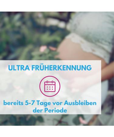 ZAMED Pregnancy Test Early Detection 5 Pack | 99% Accuracy | Fast Results | Eco-Friendly & Biodegradable | Sustainable Pregnancy Test | European Shipping - Buy Online on GoSupps.com