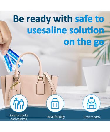 CYOUH Nasal Rinse Salt Nasal Rinse Salt for Nasal Shower Neti Pot Salt Sinus Rinse Salt for Adults Children Individually Packed (100 x Salt) - Buy Online on GoSupps.com