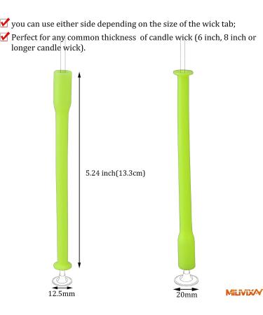 12pcs MILIVIXAY Candle Wick Placing Tubes for Easy Candle Making - Buy Online on GoSupps.com