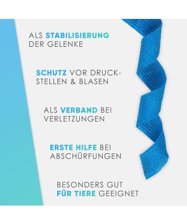 Self-Adhering Finger Paving Tape - 8 Rolls (4 Blue & 4 Skin Color) - Waterproof Elastic Durable Pavement Repair Solution - Buy Online on GoSupps.com