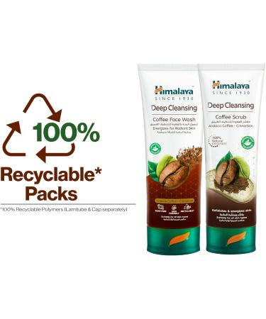 Himalaya Coffee & Cinnamon Facial Cleansing Scrub for gently exfoliated and purified skin with a radiant oil-free glow 75 ml - Buy Online on GoSupps.com