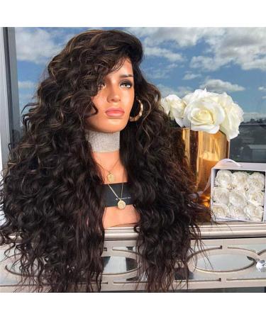 Wig Hair for Women - Brown Afro Curly Locks | Synthetic Long Anime Cosplay Hair - Buy Online on GoSupps.com