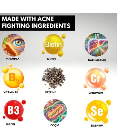 Acnetame Vitamin Pills Skin Care Supplement - Pack of 2 - 60 Tablet - Buy Online on GoSupps.com