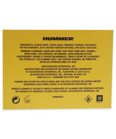 Hummer For Men. Eau De Toilette Spray 4.2 Ounces - Buy Online on GoSupps.com