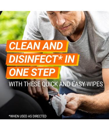 Armor All 24 Disinfectant Wipes Citrus Scent Cleans and Disinfects All Car Surfaces In One Step Kills 99.99% of Bateria and Virus Freshness Lock Ideal For Car Detailing - Buy Online on GoSupps.com