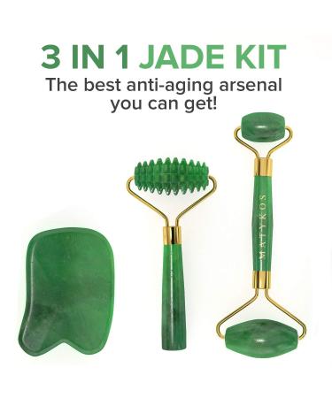 Matykos Complete Skincare Routine - 24K Gold and Caviar Under Eye & Forehead Patches with Jade Kit - Buy Online on GoSupps.com
