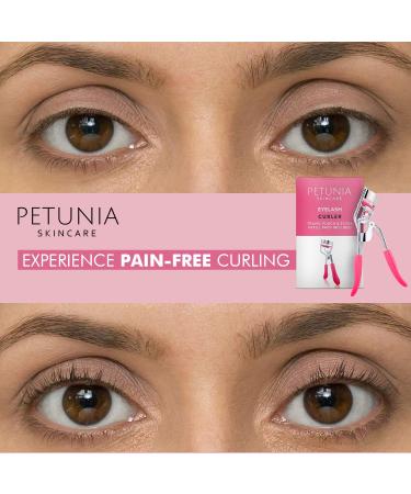 Satin Pouch Silicone Eyelash Curler for Dramatic Long Lasting Curls - No Pinching, Straight Flat Lashes Friendly - Buy Online on GoSupps.com