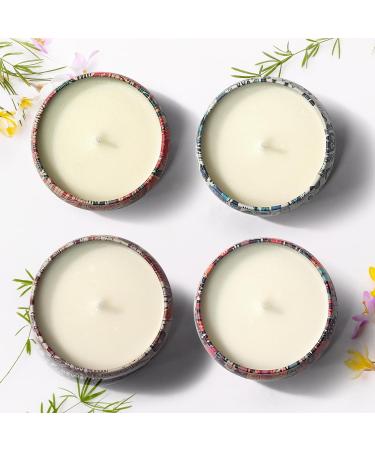 Premium Fragrance Candles Gift Set for Women - 4 Piece Flower Decor | Perfect Birthday & Mother's Day Gifts - Buy Online on GoSupps.com