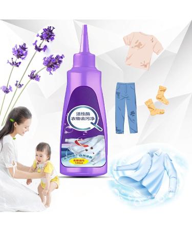 Active Enzyme Laundry Stain Remover 2023 New Fast Stain Remover Laundry Stain Remover Active Enzyme Clothing Stain Remover Enzyme Stain Remover (2 * 120ml)