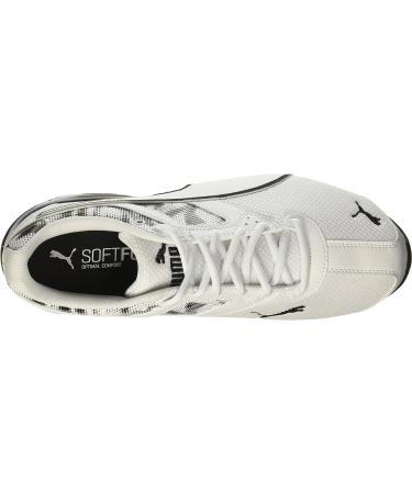 PUMA Men's Tazon 6 Sneaker - Cyclone White/Black | Lightweight & Stylish - Buy Online on GoSupps.com