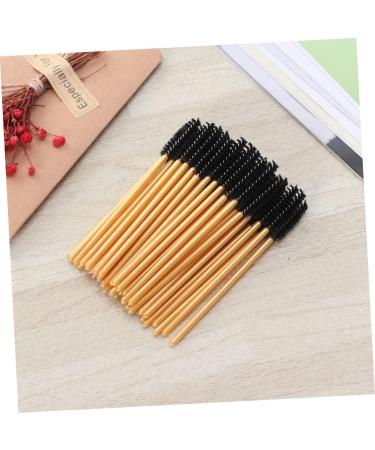 FOMIYES 50 Pcs Colored Mascara Eyelash Mascara Black Mascara Makeup Eyelash Brush Applicator Make up Suite 50 Pcs Black - Buy Online on GoSupps.com