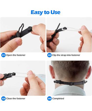 Mask Extender Strap Ear Savers - Adjustable Extension Hook for Masks - 10PCS (Kids and Adults) - Buy Online on GoSupps.com