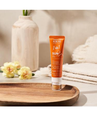 ANNEMARIE B RLIND Sun Antiaging 2in1 cream & stick SPF 50 30 ml offers high sun protection and care in one protects against premature skin aging intensively moisturizes - Buy Online on GoSupps.com