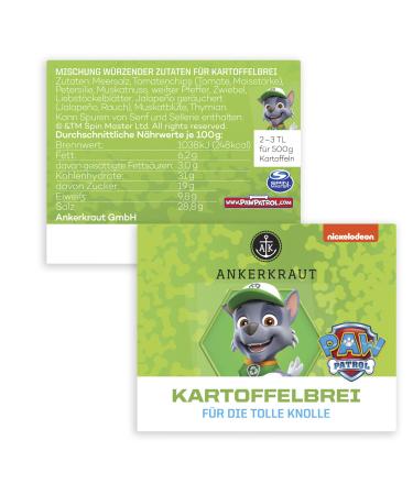 Ankerkraut Paw Patrol Potato Porridge Spice 80g - Premium Sugar-Free Rocky Edition for Homemade Potato Puree - Buy Online on GoSupps.com