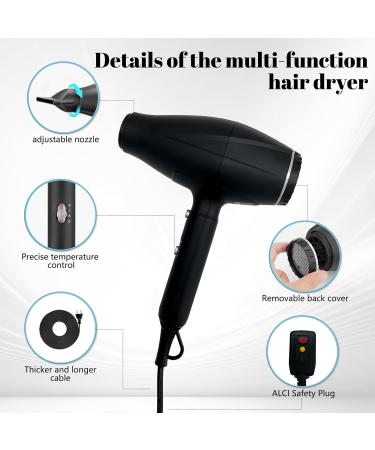 AMULISS Professional Hair Clippers & Zero Gapped Trimmer Kit - Cordless Grooming Set for Men with Beard Trimmer & Hair Dryer - Perfect for Haircuts & Styling - Buy Online on GoSupps.com
