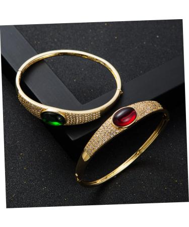 Shop Mobestech Gold-Plated Microge-Paved Zirconia Bracelet Watch for Women | Elegant Copper & Stone Jewelry - International Shipping Available - Buy Online on GoSupps.com