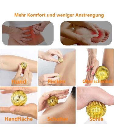 2 Hedgehog Balls & 10 Acupressure Rings - Skills Borderline Set for Stress Relief & Adult Massage - Small 3cm Igel Balls - Buy Online on GoSupps.com