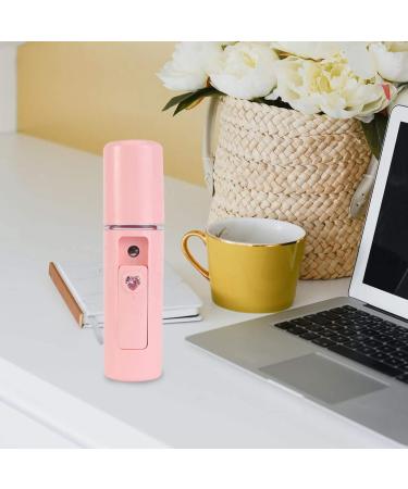 Baluue 1pc Humidifier Face Steamer Mini USB Mini Face Steamer Handheld Spray Device Makeup Device Abs Pink 11.5X3CM - Buy Online on GoSupps.com