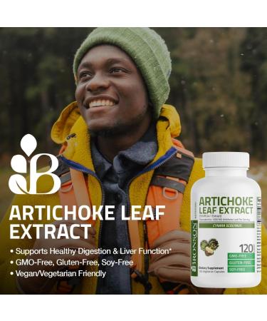 Bronson Artichoke Leaf Extra Strength Supports Healthy Digestion Healthy Liver Function, Non-GMO, 60 Vegetarian Capsules 60 Count (Pack of 1) - Buy Online on GoSupps.com