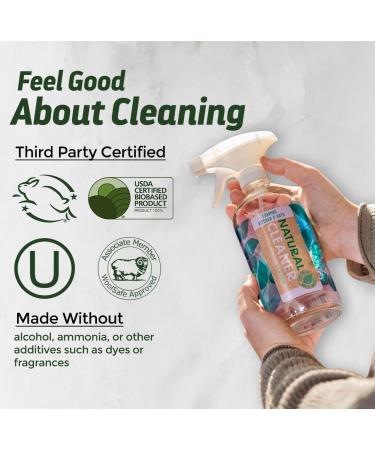 Natural Kitchen & Bath Cleaner Concentrate Kit - Unscented Foaming Cleaner with Glass Spray Bottle - Eco-Friendly Household Supplies - Buy Online on GoSupps.com
