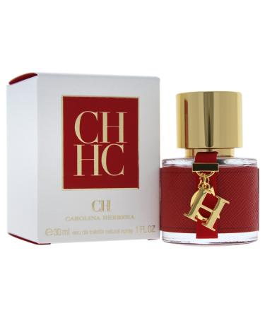 Carolina Herrera Ch Fragrance For Women - Fresh Floral Amber Scent - Top Notes Of Bergamot Orange Grapefruit And Juicy Melon - Floral Heart Notes - Ends With Tasty Base Notes - Edt Spray - 1 Oz