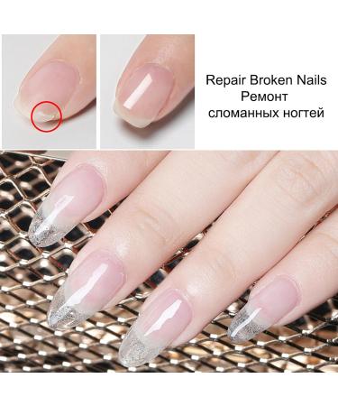 Analoguey Nail Repair Gel - Nail Repair Protection Gel Cracked Nails Instant Cracked Nail Repair Gel for Broken Nails Nail Repair Kit for Split Natural Nail or Damaged Nails Easy Fill in & Fix (#1) - Buy Online on GoSupps.com