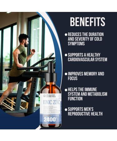 Zinc Drops Concentrate for Family | 240 Day Supply | 2400mg Zinc Sulfate | Immunity & Mood Support | 2 Oz - Buy Online on GoSupps.com