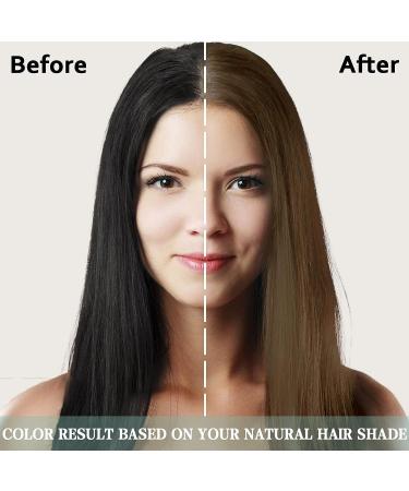 Natural Chestnut Brown Instant Hair Dye Shampoo for Men & Women - Long Lasting Color in 10-15 Minutes - Buy Online on GoSupps.com