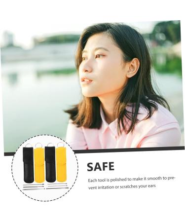 DOITOOL 20 Sets Ear Cleaning Tool Stainless Steel Cerumen Spoon Set - Practical Earwax Cleaner Household Tool Kit - Buy Online on GoSupps.com